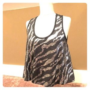 Glitzy crop top